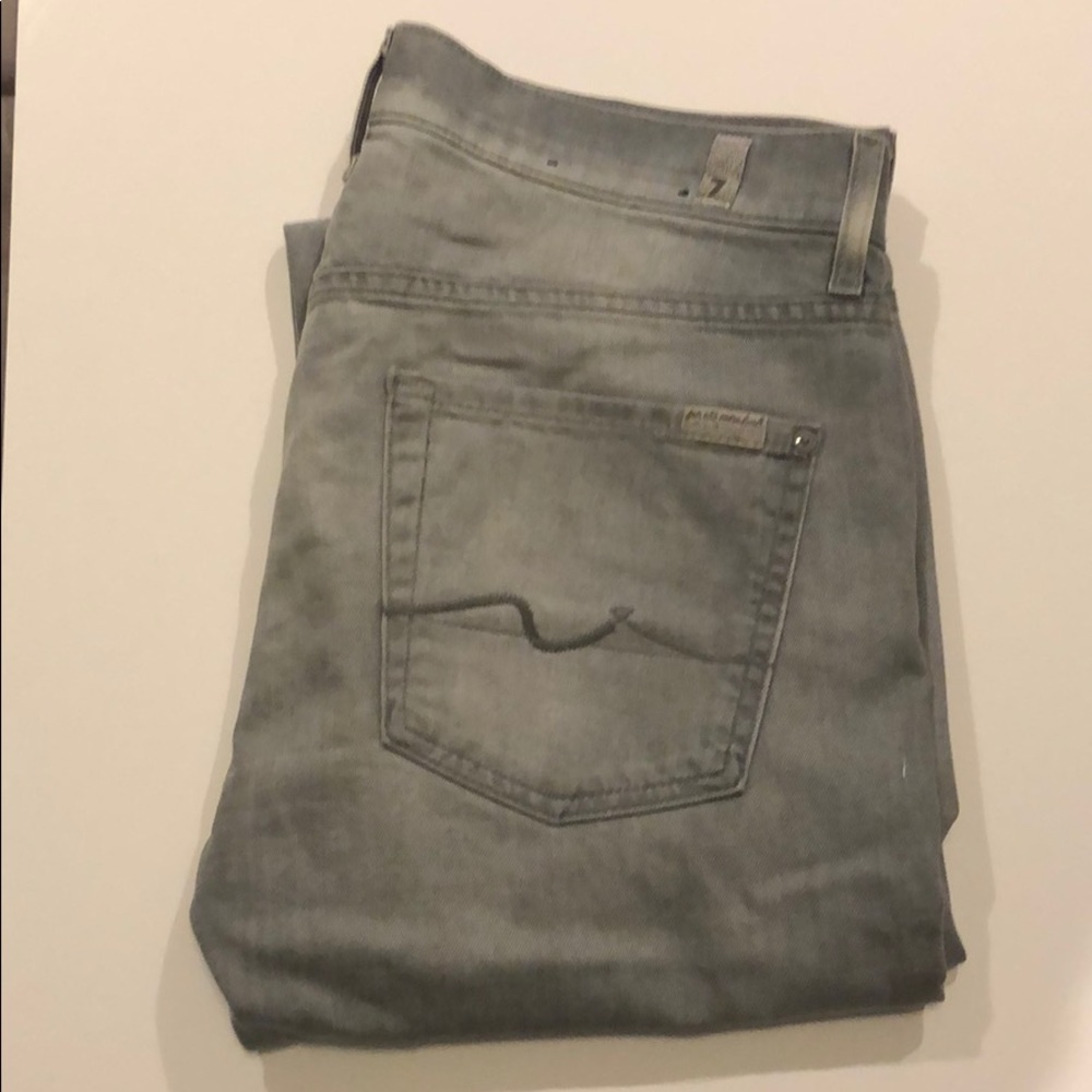 7 For All Mankind Men’s Carsen 31x30 Gray like new